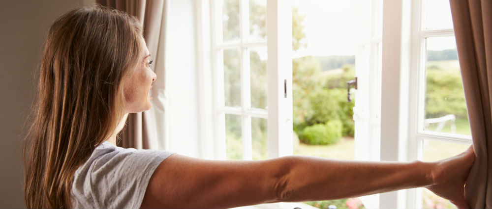 Gardiner til soveværelset